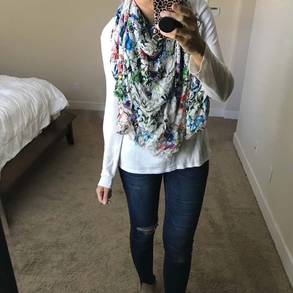 Express floral scarf